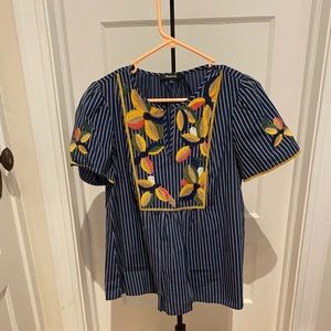 Madewell Embroidered shirt